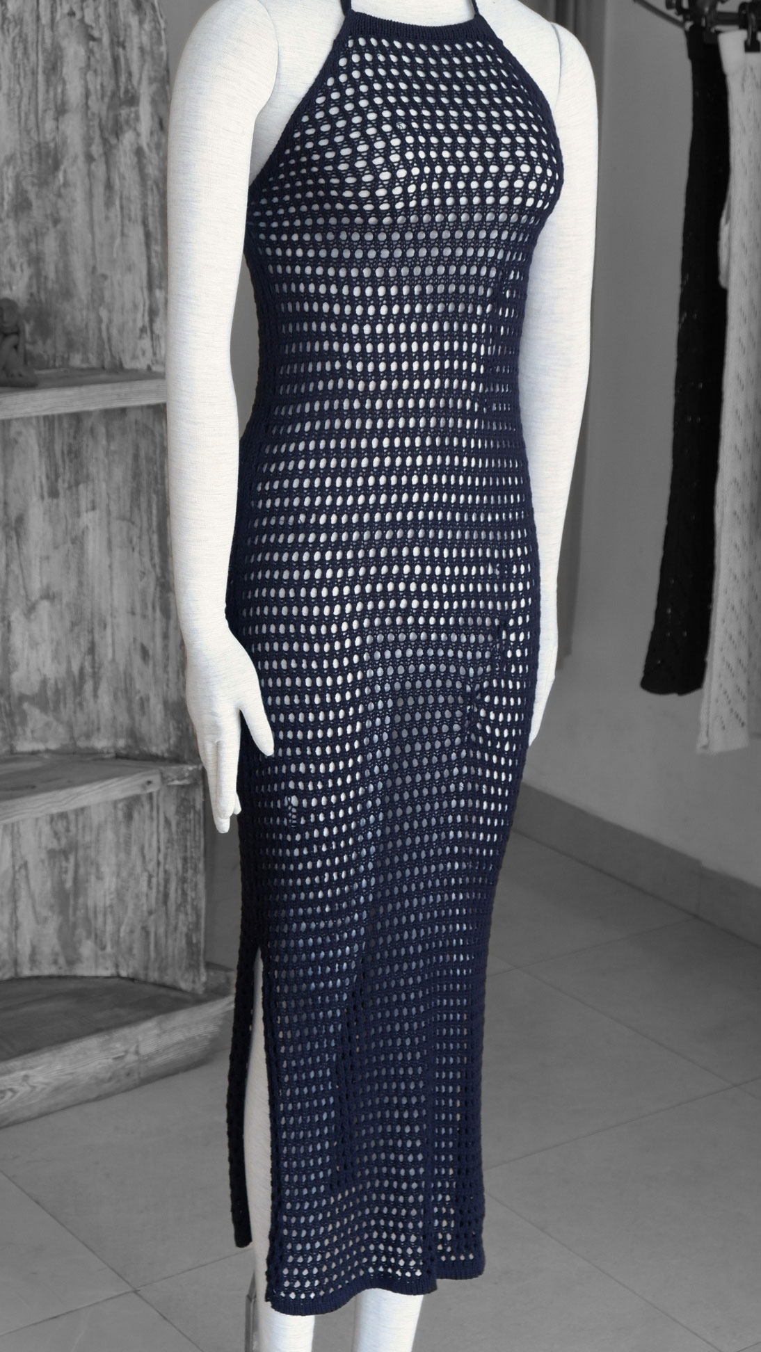 Knit-Maxi-Dress-Black-1